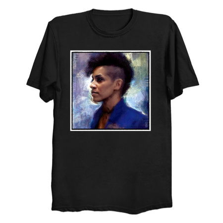 Naomi Painted Fan Art Portrait for Screaming Firehawks tiny thumbnail