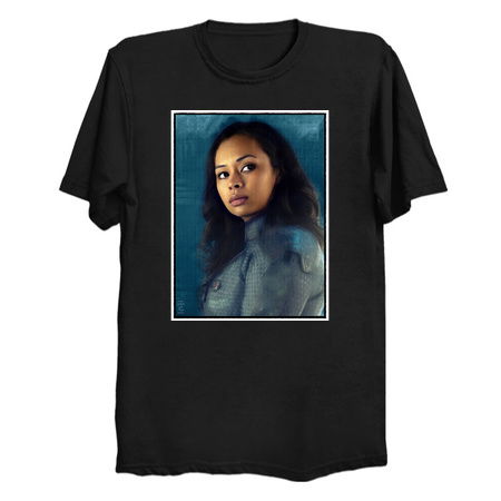 Bobbie Painted Fan Art Portrait for Screaming Firehawks tiny thumbnail