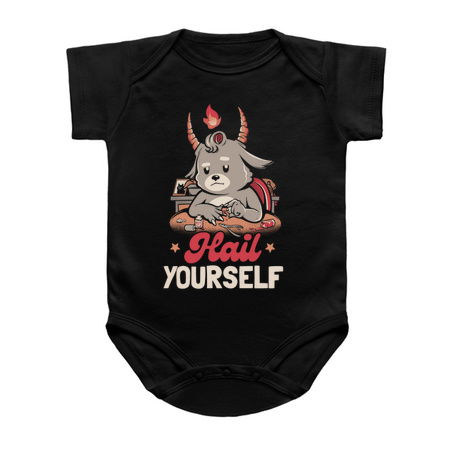 Hail Yourself - Cute Evil Creepy Baphomet Gift tiny thumbnail