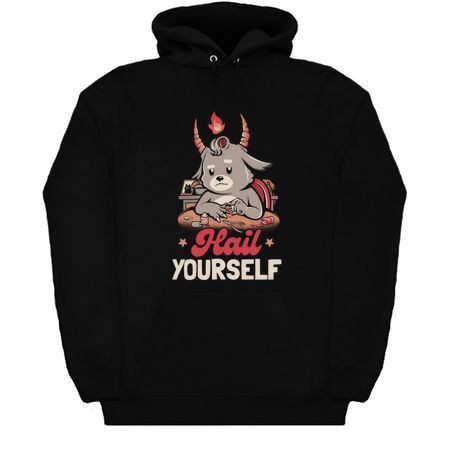 Hail Yourself - Cute Evil Creepy Baphomet Gift tiny thumbnail