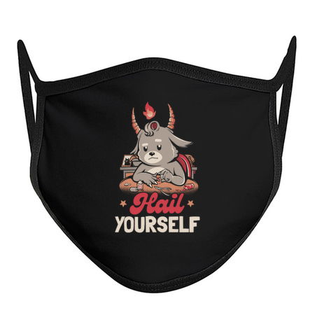 Hail Yourself - Cute Evil Creepy Baphomet Gift tiny thumbnail