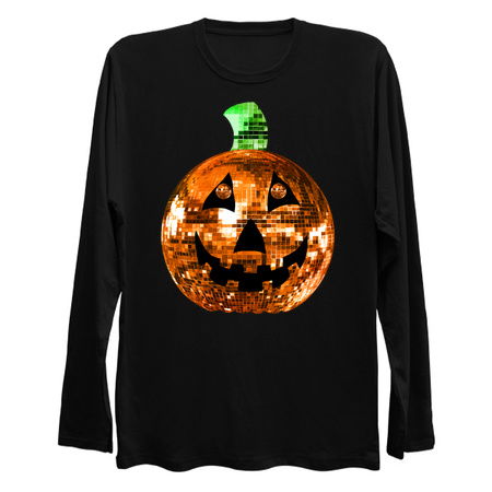 Smiling Halloween Disco Pumpkin Jack-O-Lantern tiny thumbnail