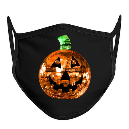 Smiling Halloween Disco Pumpkin Jack-O-Lantern tiny thumbnail