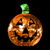 Smiling Halloween Disco Pumpkin Jack-O-Lantern tiny thumbnail