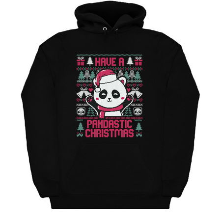 Pandastic Christmas - Funny Ugly Sweater Xmas Panda Gift tiny thumbnail
