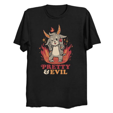 Pretty and Evil - Cute Evil Creepy Baphomet Gift tiny thumbnail