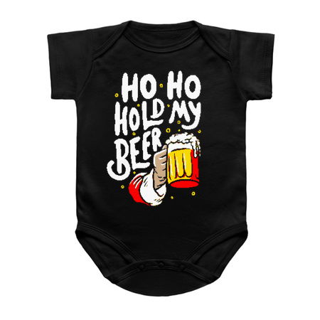 Ho Ho Hold My Beer - Funny Santa Claus Ugly Sweater Christmas Gift tiny thumbnail
