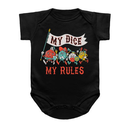 My Dice My Rules - Vintage Cartoon Fantasy Dice tiny thumbnail