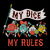 My Dice My Rules - Vintage Cartoon Fantasy Dice tiny thumbnail