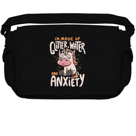 I'm Made of Glitter Water and Anxiety - Funny Quote Sarcasm Unicorn Gift tiny thumbnail