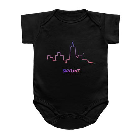 Artistic City Skyline Silhouette with writing tiny thumbnail