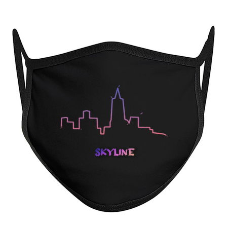 Artistic City Skyline Silhouette with writing tiny thumbnail