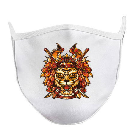 Samurai Tiger - Cute Animal Feline Warrior Gift tiny thumbnail