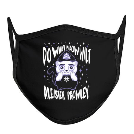 Aleister Prowley - Creepy Cute Occult Cat - Do What Miaow Wilt tiny thumbnail