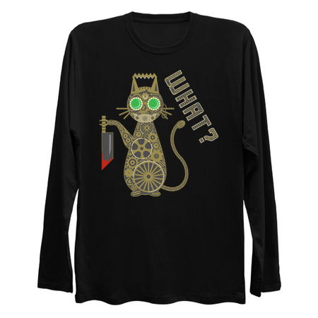 What Steampunk Killer Murder Cat with Knife and Hannibal Mask tiny thumbnail