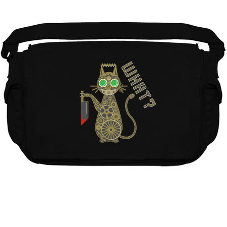 What Steampunk Killer Murder Cat with Knife and Hannibal Mask tiny thumbnail