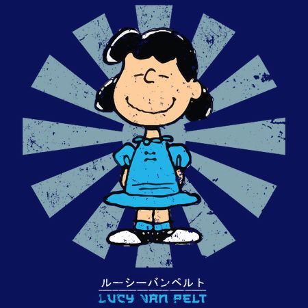 Lucy Van Pelt Retro Japanese Peanuts - NeatoShop