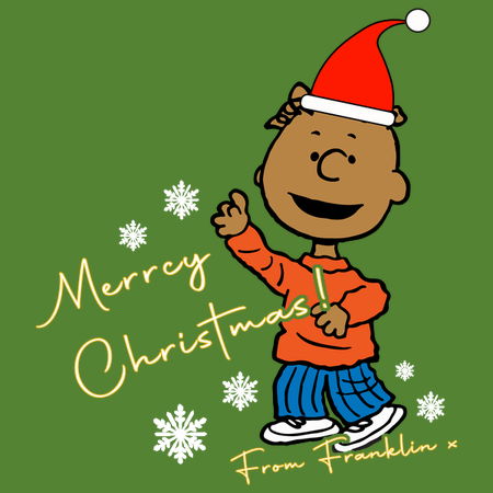 Merry Christmas From Franklin Peanuts - NeatoShop Merry Christmas From Franklin Peanuts - NeatoShop