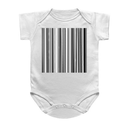 Black and White Barcode Stripes Pattern tiny thumbnail