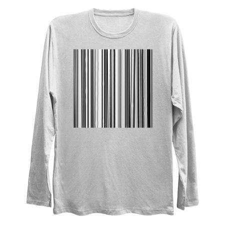 Black and White Barcode Stripes Pattern tiny thumbnail
