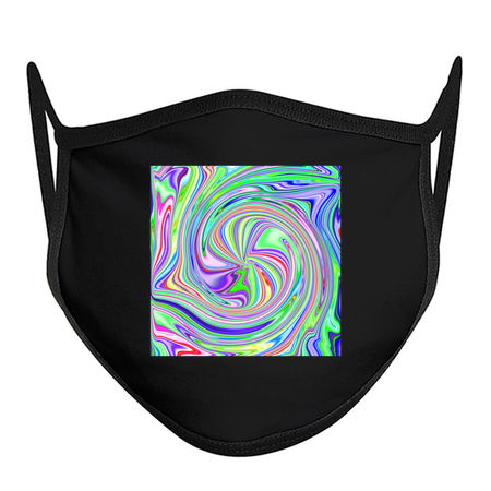 Colorful Round Candy Stripe Vortex Abstract tiny thumbnail