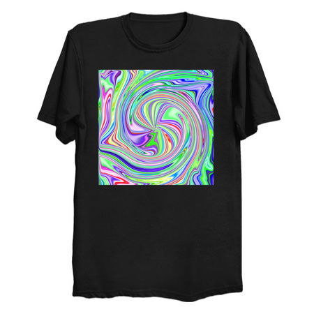 Colorful Round Candy Stripe Vortex Abstract tiny thumbnail