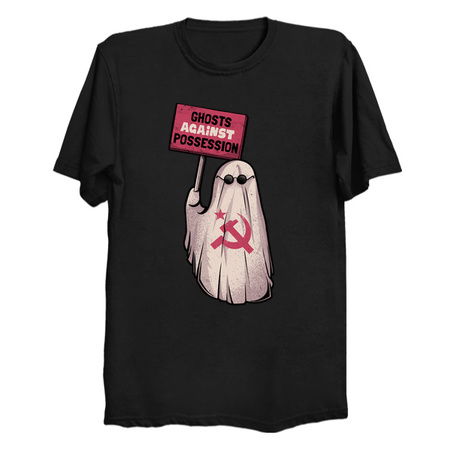 Ghosts Against Possession - Funny Communist Ghost Gift tiny thumbnail