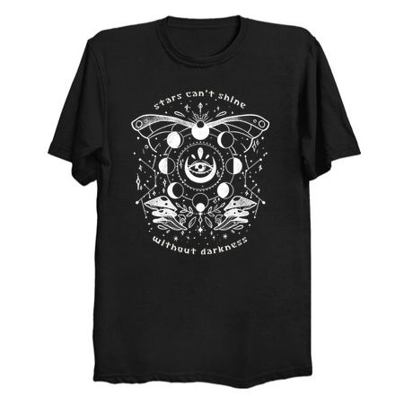 Stars Can't Shine Without Darkness - Mystic Stars Quote Gift tiny thumbnail