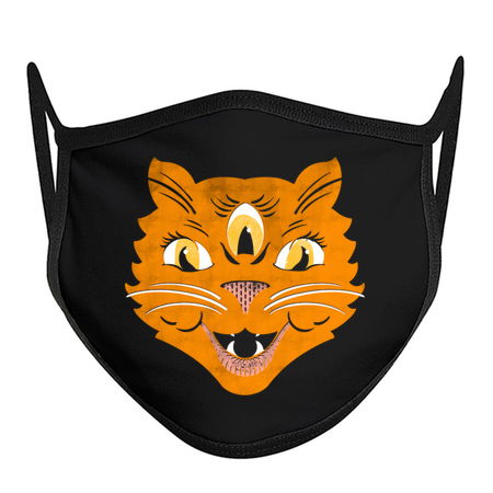 Three Eyed Kit Tee Orange Cat Edition (Pocket) tiny thumbnail