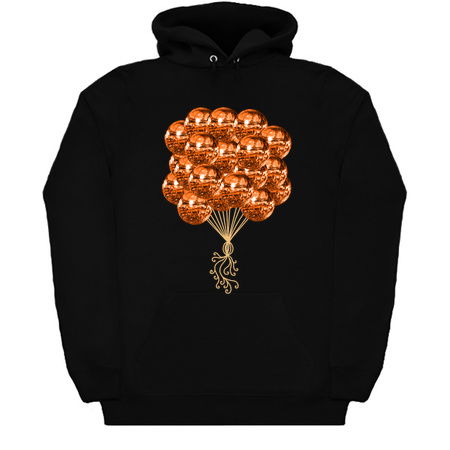 Seventies Metallic Orange Disco Ball Balloons tiny thumbnail