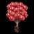 Seventies Music Red Disco Ball Balloons tiny thumbnail