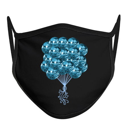 Boogie Blue Disco Ball Balloons tiny thumbnail