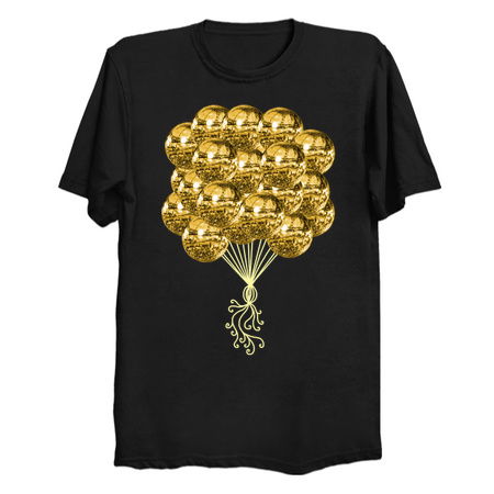 Glittery Gold Disco Ball Balloons tiny thumbnail