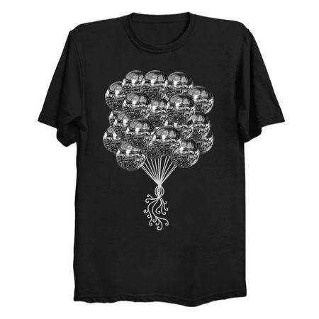 Retro Silver Disco Ball Balloons tiny thumbnail