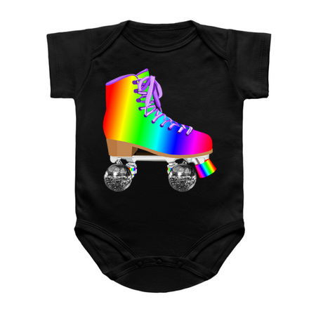Retro Rainbow 70s Disco Roller Skates tiny thumbnail
