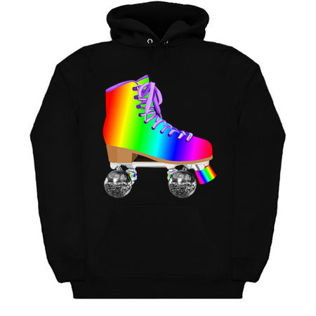 Retro Rainbow 70s Disco Roller Skates tiny thumbnail