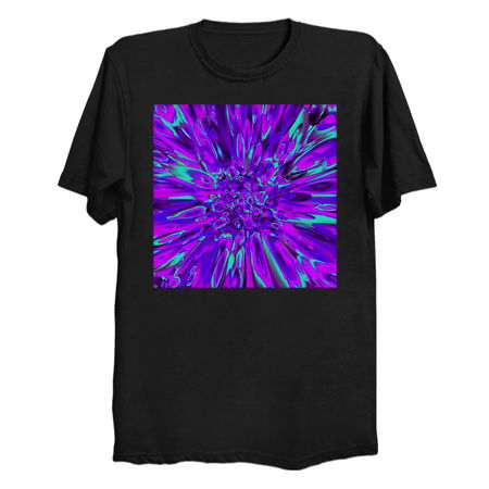 Psychedelic Vortex of Purple and Teal tiny thumbnail