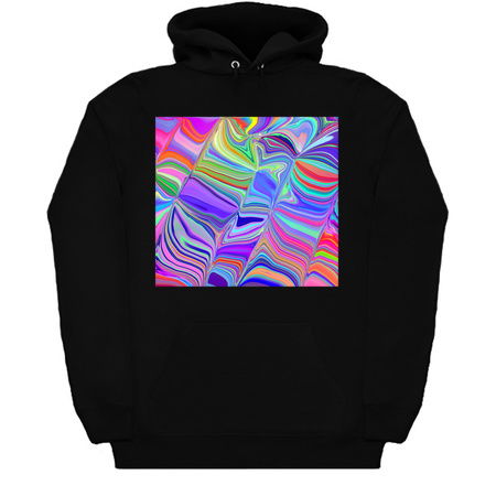 Swirling Rainbow Liquid Marble Abstract tiny thumbnail