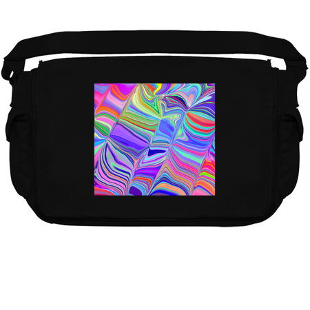 Swirling Rainbow Liquid Marble Abstract tiny thumbnail