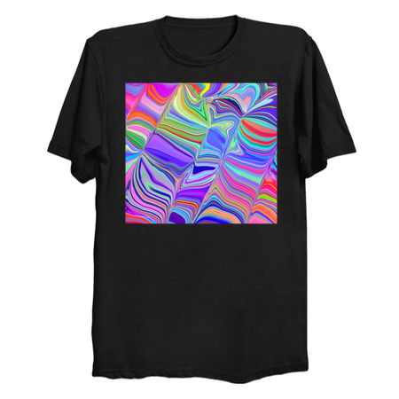 Swirling Rainbow Liquid Marble Abstract tiny thumbnail