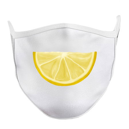 Yellow Watercolor Juicy Lemon Wedge tiny thumbnail