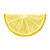 Yellow Watercolor Juicy Lemon Wedge tiny thumbnail
