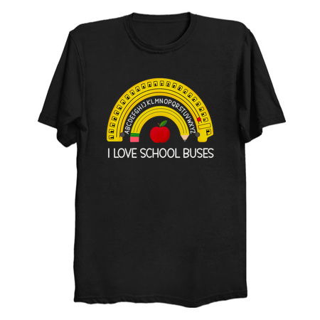 School Bus Rainbow Driver Teacher Back To School tiny thumbnail