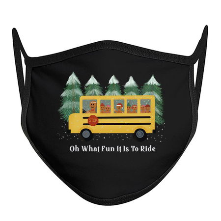 School Bus Driver Teacher Christmas Winter Gingerbread tiny thumbnail