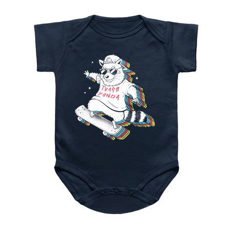 Rainbow Trash Panda - Cute Skater Raccoon Xmas Gift tiny thumbnail