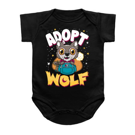 Adopt a Wolf- Creepy Cute Cartoon - Kawaii Werewolf tiny thumbnail