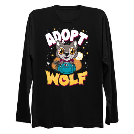 Adopt a Wolf- Creepy Cute Cartoon - Kawaii Werewolf tiny thumbnail