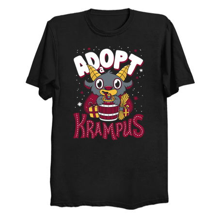 Adopt a Krampus - Creepy Cute Cartoon - Kawaii Holidays tiny thumbnail