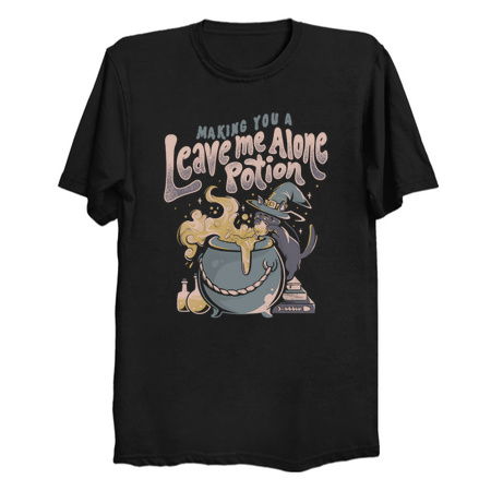 Leave Me Alone Potion - Cute Evil Witch Cat Gift tiny thumbnail