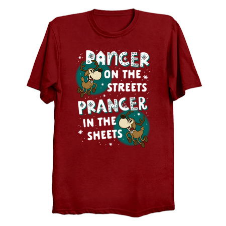 Dancer On The Streets Prancer in the Sheets - Santas Reindeer tiny thumbnail